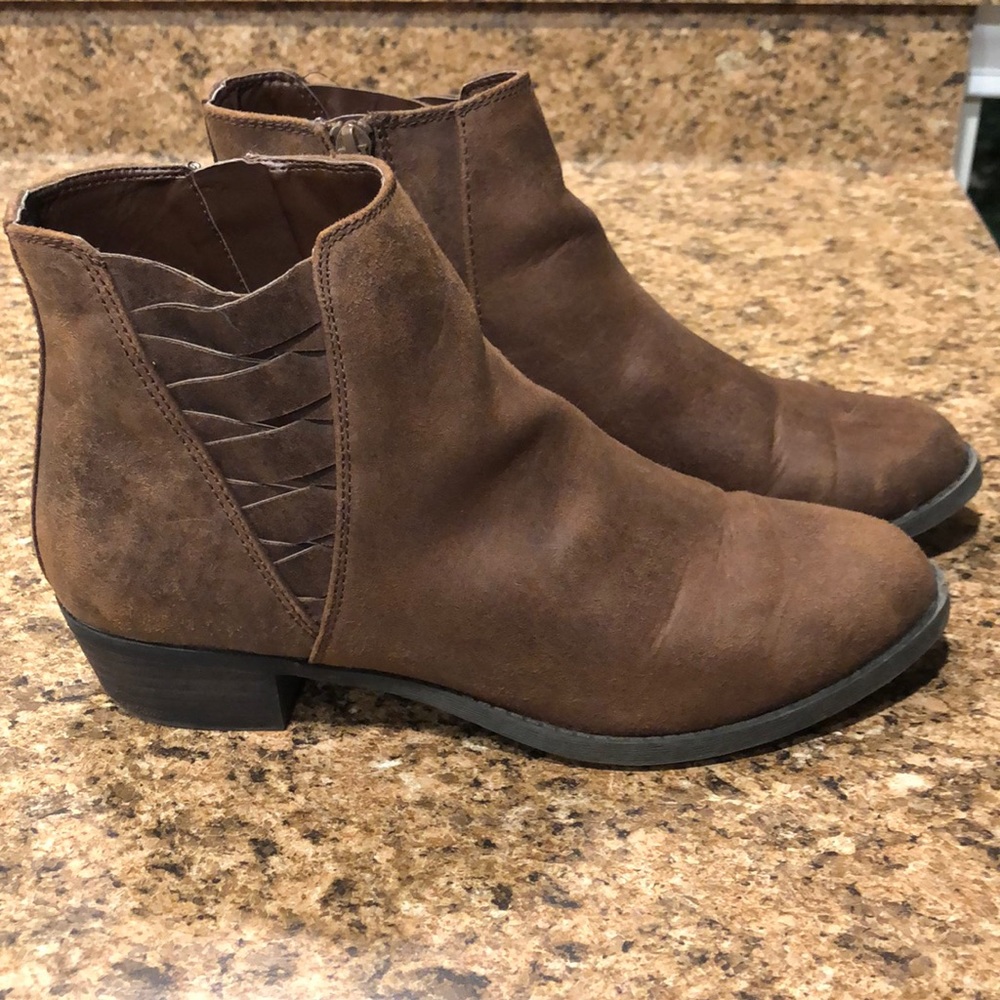Brown booties